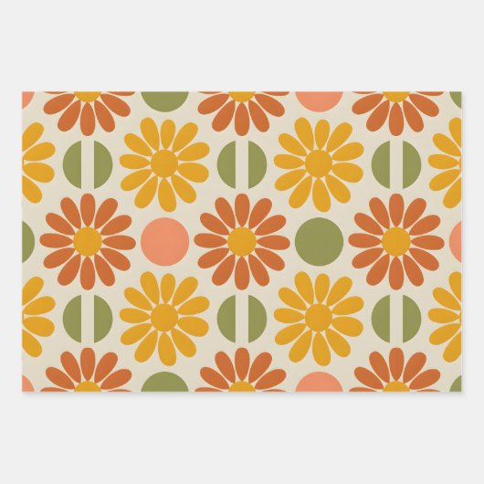 Sunshine Daisy Inpakpapier Vel (Voorkant)