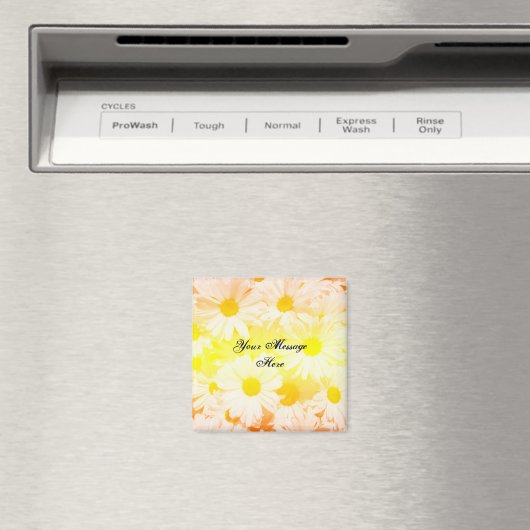 Sunshine Daisy Magnet (Insitu (Vaatwasser))