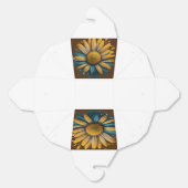 Sunshine Daisy stralend design pet Bedankdoosjes (Ongevouwen)