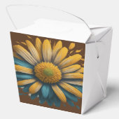 Sunshine Daisy stralend design pet Bedankdoosjes (Achterkant)