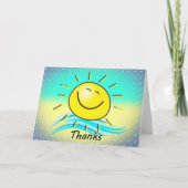 Sunshine Dank u kaarten (Voorkant)