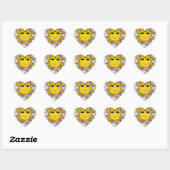 Sunshine Daze Hart Sticker (Vel)