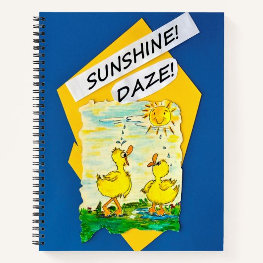 "Sunshine Daze" Notitieboek (Voorkant)