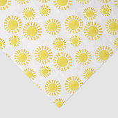 Sunshine (Design 19 Yellow/Oranje reeks) Tissuepapier (Detail)