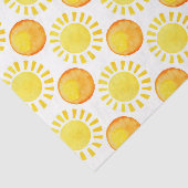 Sunshine (Design 20 Yellow/Oranje reeks) Tissuepapier (Detail)