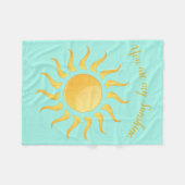 Sunshine Design Fleece Blanket (Voorkant (Horizontaal))