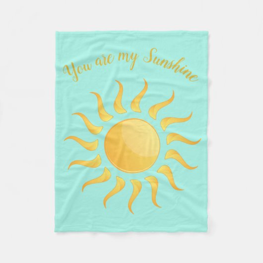 Sunshine Design Fleece Blanket (Voorkant)