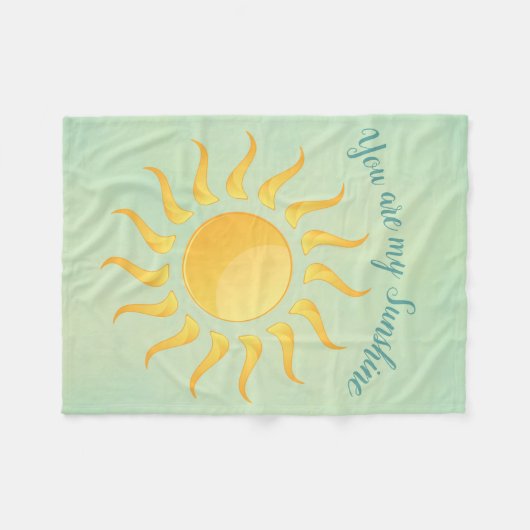 Sunshine Design Fleece Blanket (Voorkant (Horizontaal))