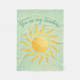 Sunshine Design Fleece Blanket Deken