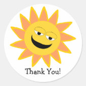 Sunshine Design Hartelijk dank Ronde Sticker (Voorkant)