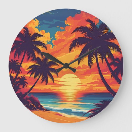 SUNSHINE DESIGN POSTER GROTE KLOK (Voorkant)