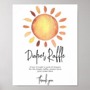 Sunshine Diaper Raffle game Poster