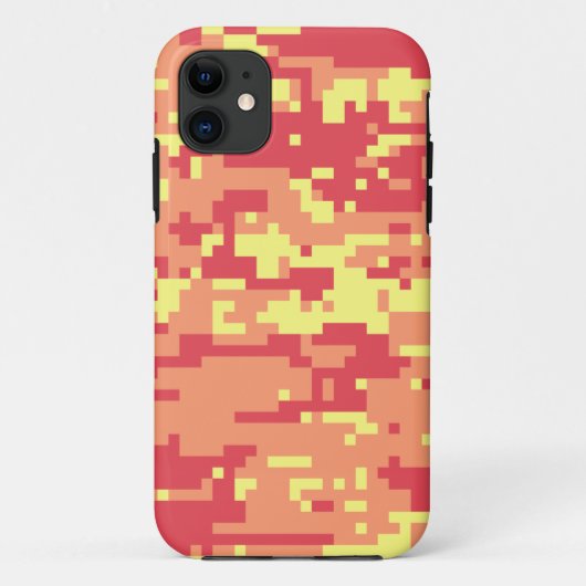 Sunshine Digital Camo Pattern Case-Mate iPhone Case (Achterkant)