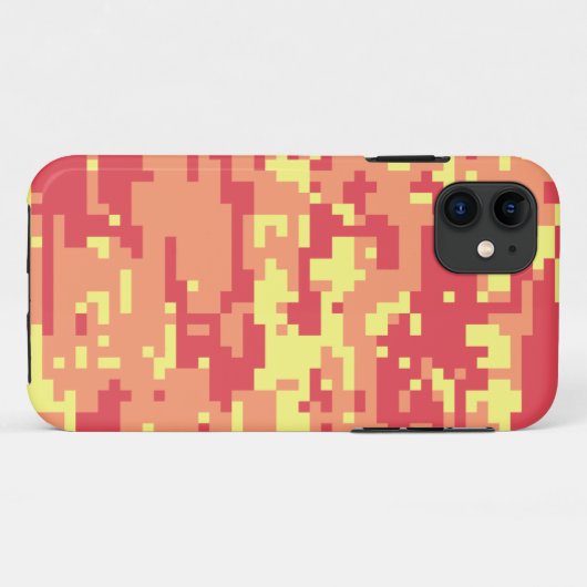 Sunshine Digital Camo Pattern Case-Mate iPhone Case (Achterkant (horizontaal))