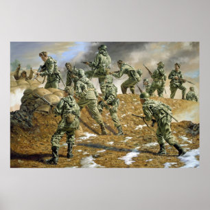 Sunshine Division in Korea door Rick Reeves Print