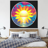 Sunshine Dream Canvas Afdruk (Insitu (Slaapkamer))