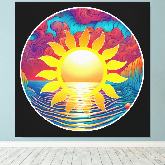 Sunshine Dream Canvas Afdruk (Insitu (Houten vloer))