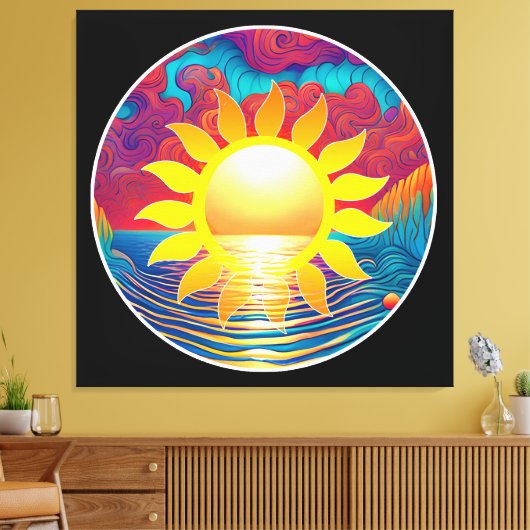 Sunshine Dream Canvas Afdruk (Insitu (Woonkamer))