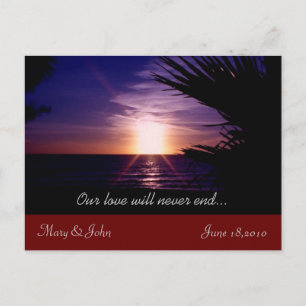 Sunshine Dream Save the Date Briefkaart