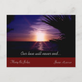 Sunshine Dream Save the Date Briefkaart (Voorkant)