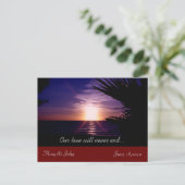 Sunshine Dream Save the Date Briefkaart (Staand voorkant)