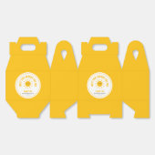 Sunshine eerste reis rond de zon 1e verjaardag bedankdoosjes (Ongevouwen)