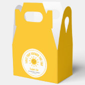 Sunshine eerste reis rond de zon 1e verjaardag bedankdoosjes (Open)