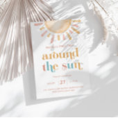 Sunshine eerste reis rond de zon 1e verjaardag kaart