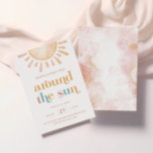 Sunshine eerste reis rond de zon 1e verjaardag kaart