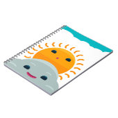 Sunshine en Cloud Notitieboek (Linkerzijde)