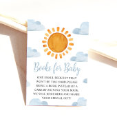 Sunshine en Clouds boeken voor Baby Informatiekaartje