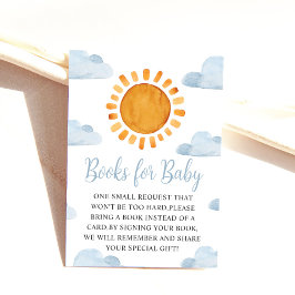 Sunshine en Clouds boeken voor Baby Informatiekaartje
