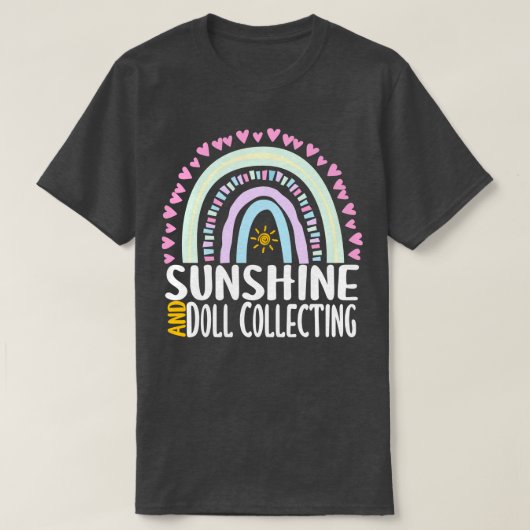 Sunshine en Doll Verzamelen Schattigee Regenboog G T-shirt (Design voorkant)