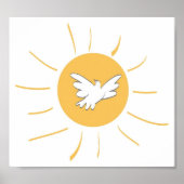 Sunshine en Dove Poster (Voorkant)