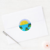 SUNSHINE en Frogs Sticker (Envelop)