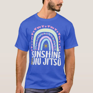 Sunshine en Jiu Jitsu Schattigee Regenboog Gift vo T-shirt