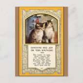 Sunshine en Joy op jouw verjaardag, Briefkaart (Voorkant)