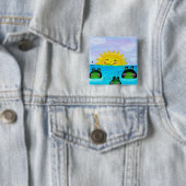 SUNSHINE en Kikkervis Button (In situ)