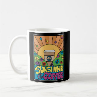 Sunshine en koffie jaren 70 Psychedelic Koffiemok