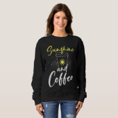 Sunshine en koffie trui (Voorkant volledig)
