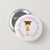 Sunshine en Lemonade 'Bedankt voor je komst' Ronde Button 5,7 Cm (Voorkant /achterkant)