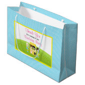 Sunshine en limonade verjaardagsfeestje groot cadeauzakje (Voorkant Gekanteld)