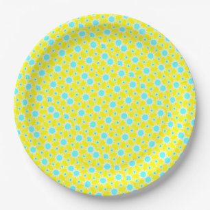 Sunshine en Polkadots Papieren Bordje