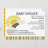 Sunshine en Rainbow Kaart (Voorkant / Achterkant)