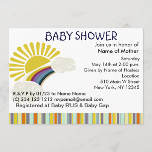 Sunshine en Rainbow Kaart