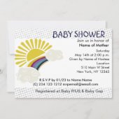 Sunshine en Rainbow Kaart (Voorkant)