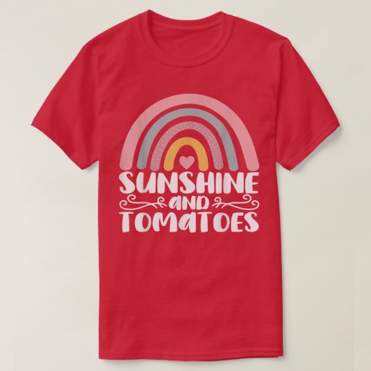 Sunshine en tomaten t-shirt (Design voorkant)