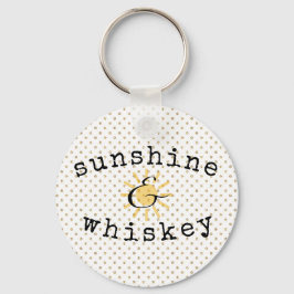 Sunshine en whiskey sleutelhanger