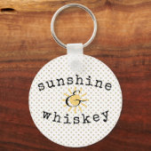 Sunshine en whiskey sleutelhanger (Voorkant)