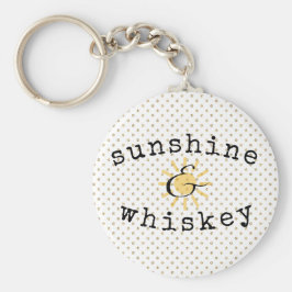 Sunshine en whiskey sleutelhanger